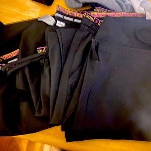 Set of 3 heart soul scrub pants